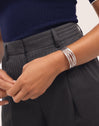 Brazalete Odisea Acero - puesto en modelo
