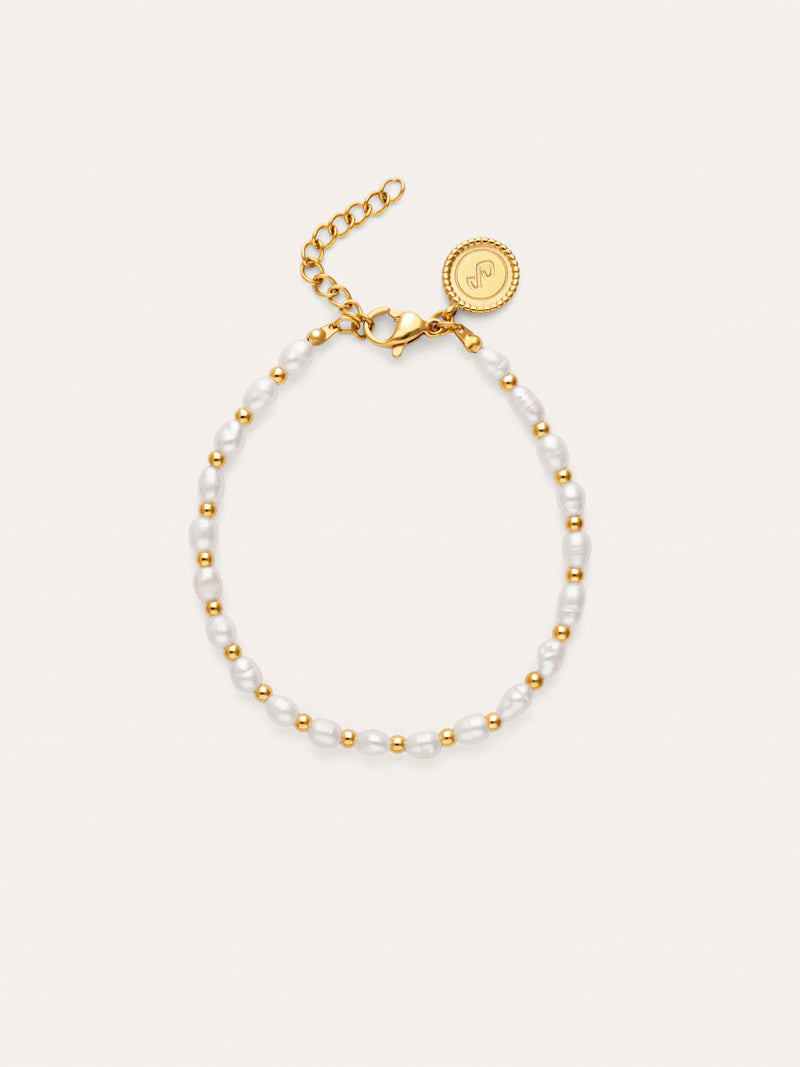 Pulseira Olympia Aço Banhada a Ouro