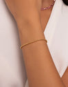 Pulsera Pebbles Baño Oro