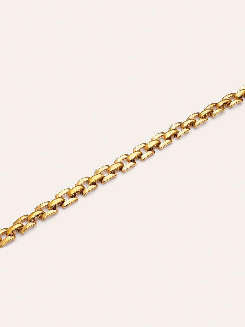 Bracciale Sierpe in acciaio placcato oro