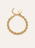 Bracciale Sierpe in acciaio placcato oro