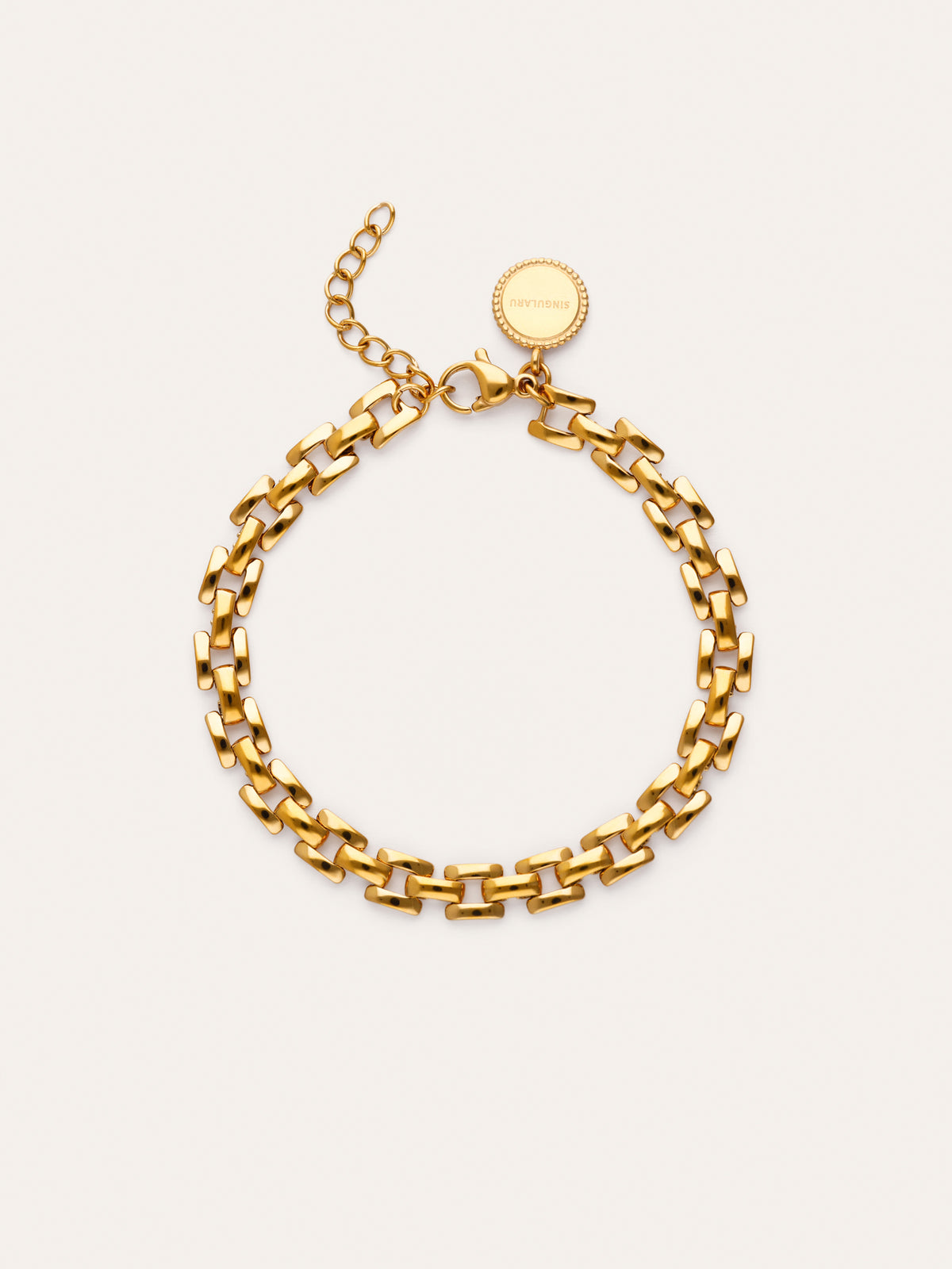 Bracciale Sierpe in acciaio placcato oro
