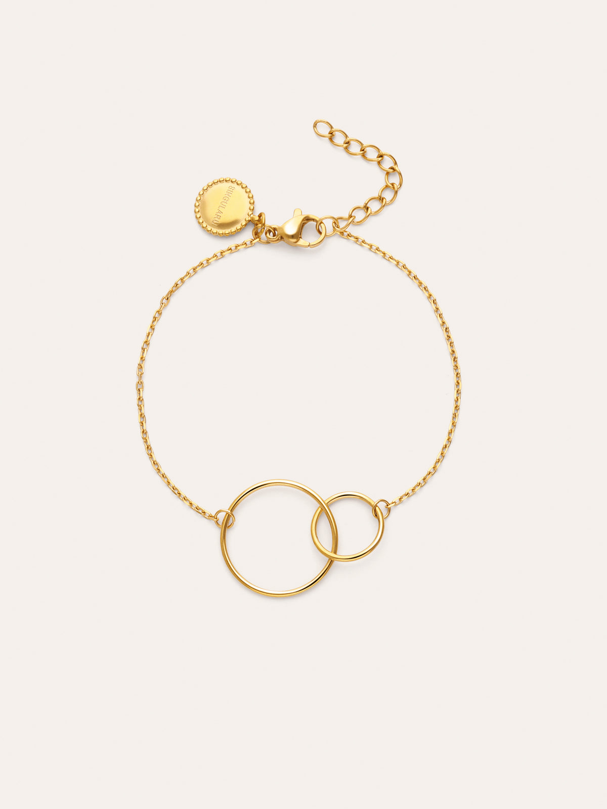 Sister-Armband aus Stahl mit 18kt Goldbeschichtung