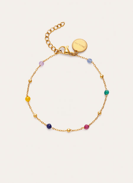 Bracciale Sophie Colors Acciaio Placcato Oro