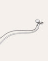 Tobillera Doble Tail Lisse Acero