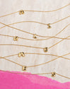 Collar Personalizado Hailey Letter Acero Baño Oro