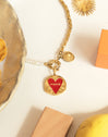 Charm Mamá Lovely Heart Baño Oro