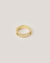 Anillo Bibiana Acero Baño Oro