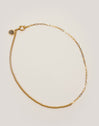 Collar Chic Pebbles Acero Baño Oro