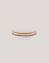 Pulsera Cleopatra Rose Acero Baño Oro