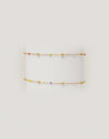 Pack 2 Pulseras Amistad Colores Acero Baño Oro