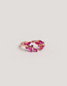 Ring Buganvilla Raspberry roségoud verguld