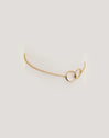 Armband Circles Twist Staal verguld