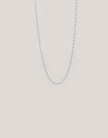 Collar Dots Turquoise Enamel Plata