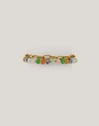 Pulsera Alpine Stones Acero Baño Oro