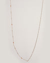 Collar Long Glam Acero Baño Oro