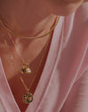 Charm Mini Birthstone Plata Baño Oro