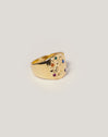Anillo Organic Colors Zodiaco Baño Oro
