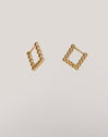 Pendientes Mila Dots Acero Baño Oro