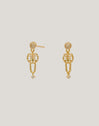 Orecchini Scheletro Spark Placcati in Oro - vista 6