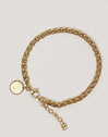 Fine Disco Stainless Stainless Gold Bracelet