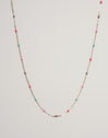 Collar Fine Enamel Miel Baño Oro