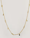 Ketting Mini Spark Drop Verguld met 18kt goud - vista 5