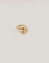 Anillo Abbraccio Amour Acero Baño Oro