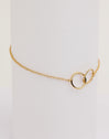 Pulsera Circles Twist Baño Oro