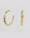 Lake Gold Hoop Earrings