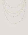 Ketting Cleopatra Blanch Staal verguld met goud