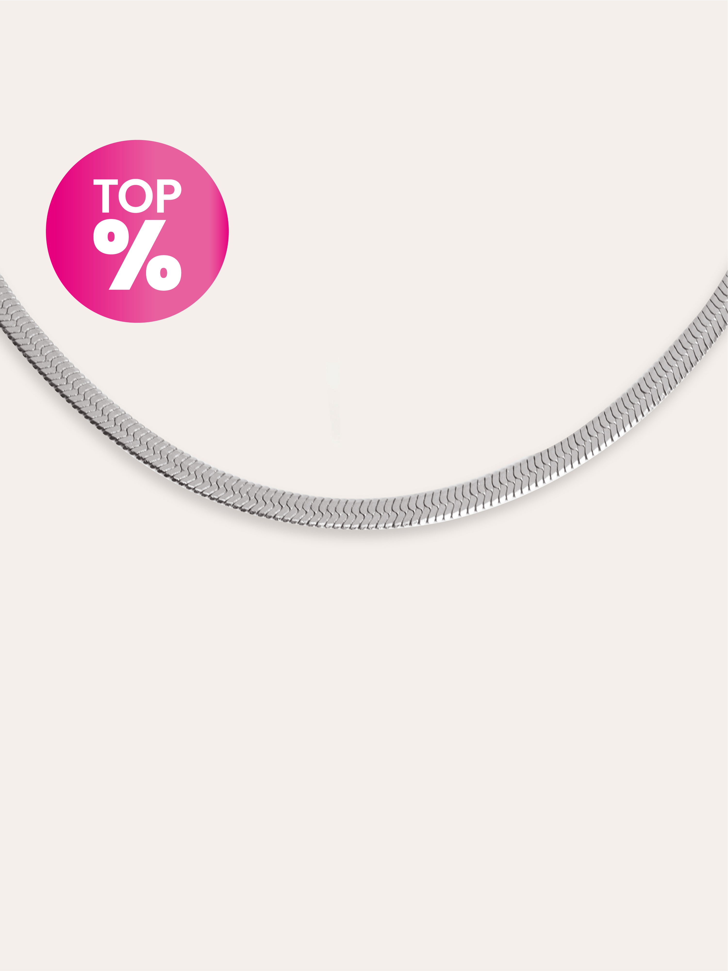 Collar Lisse S Acero