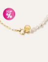 Collar Chic Pearl Acero Baño Oro