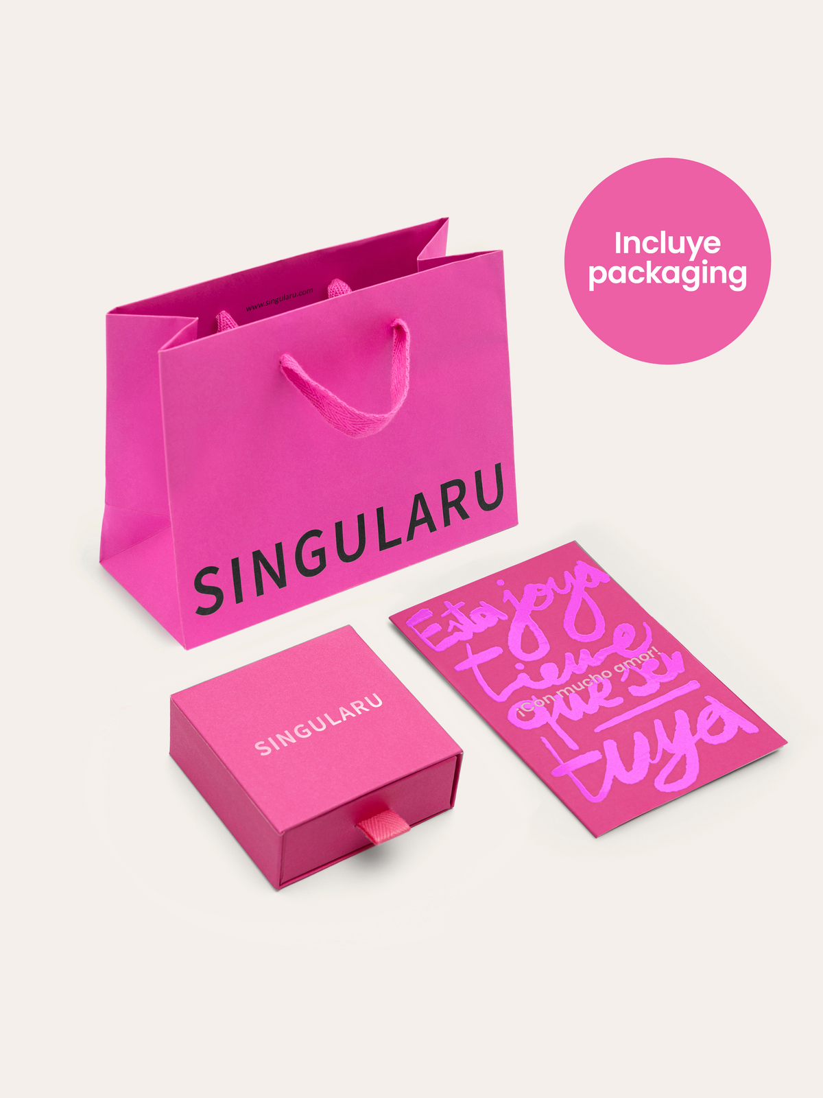 Imagen detalle de Pack Cadeau Collier Long Chic et Charm Maman Plaqué Or