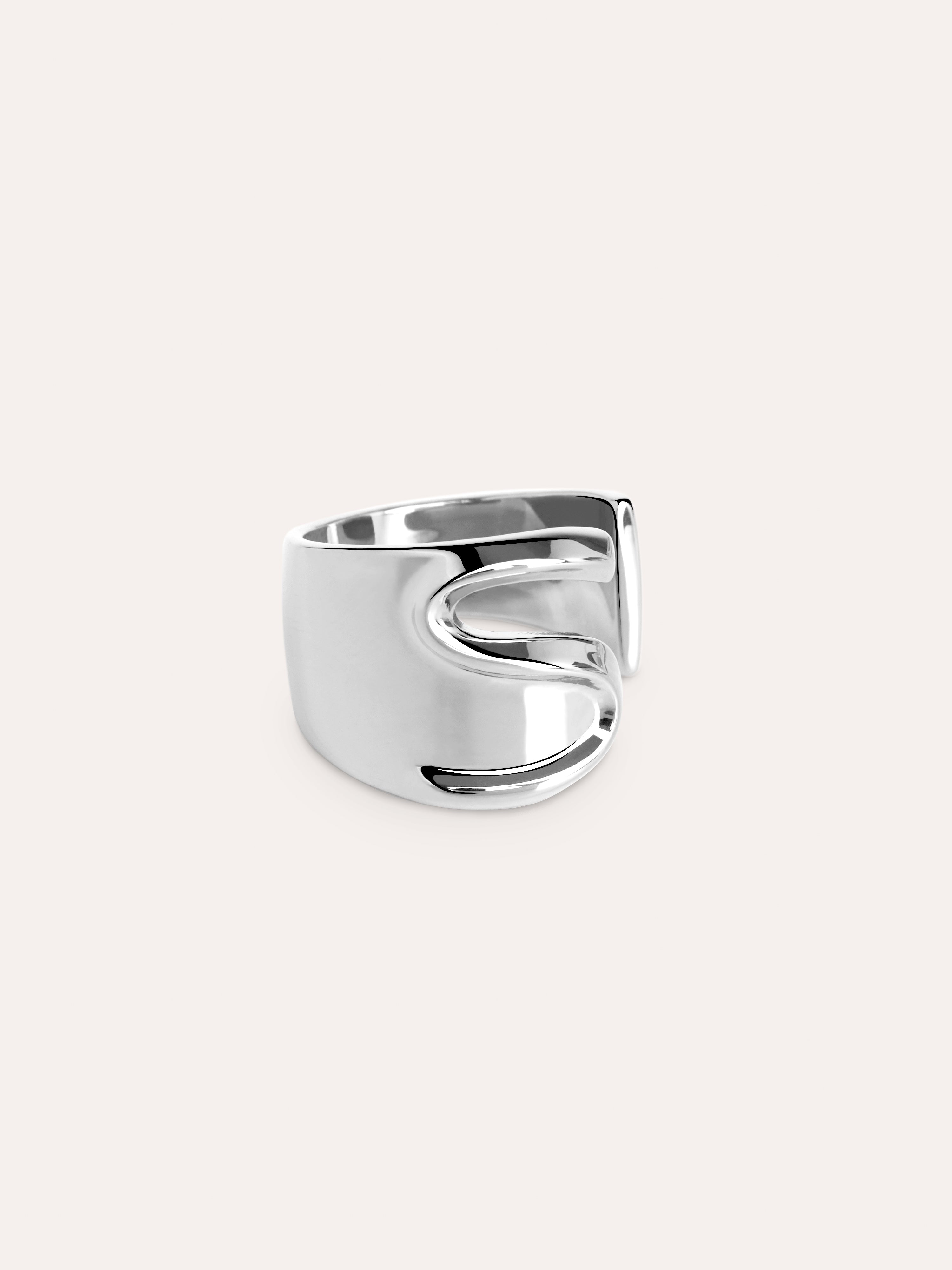 Anillo Personalizado Letter Signet