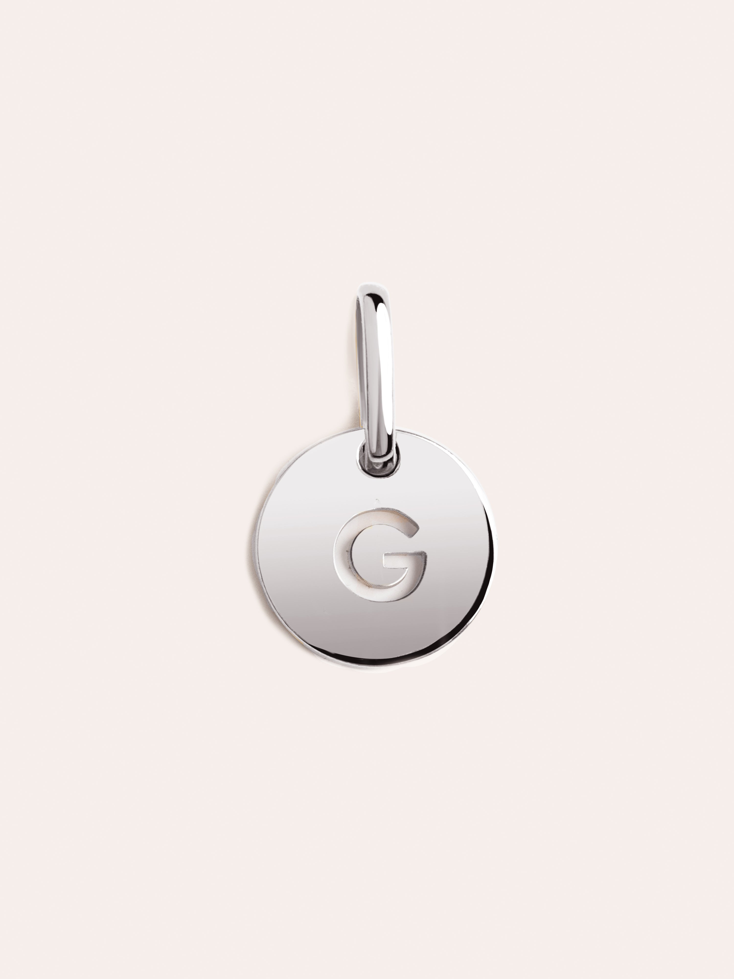 Mini Medallion Letter Plata