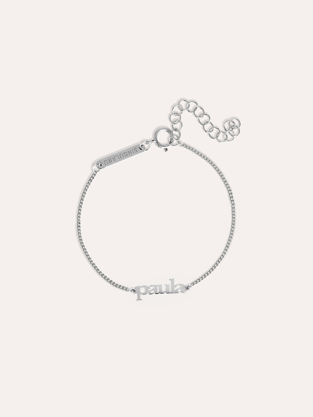 Pulsera Personalizada Monogram Plata