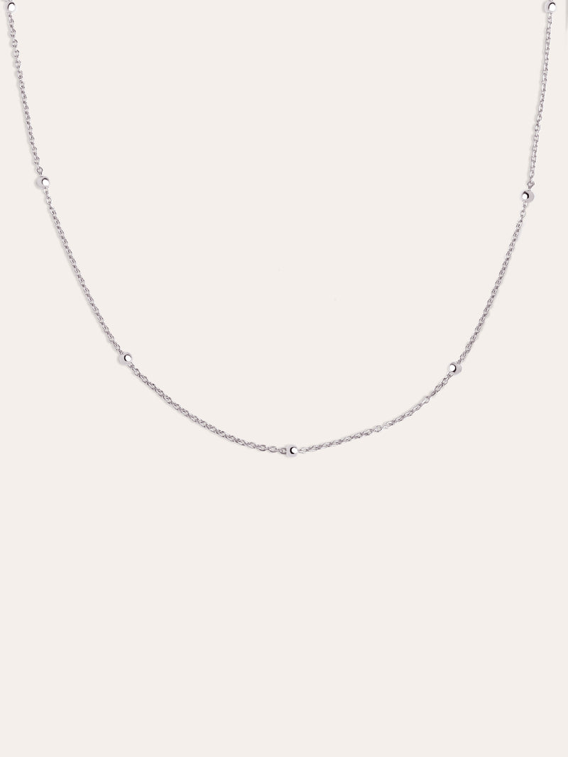 Collar Dots Plata