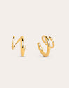 Pendientes Gota Spiral Oro