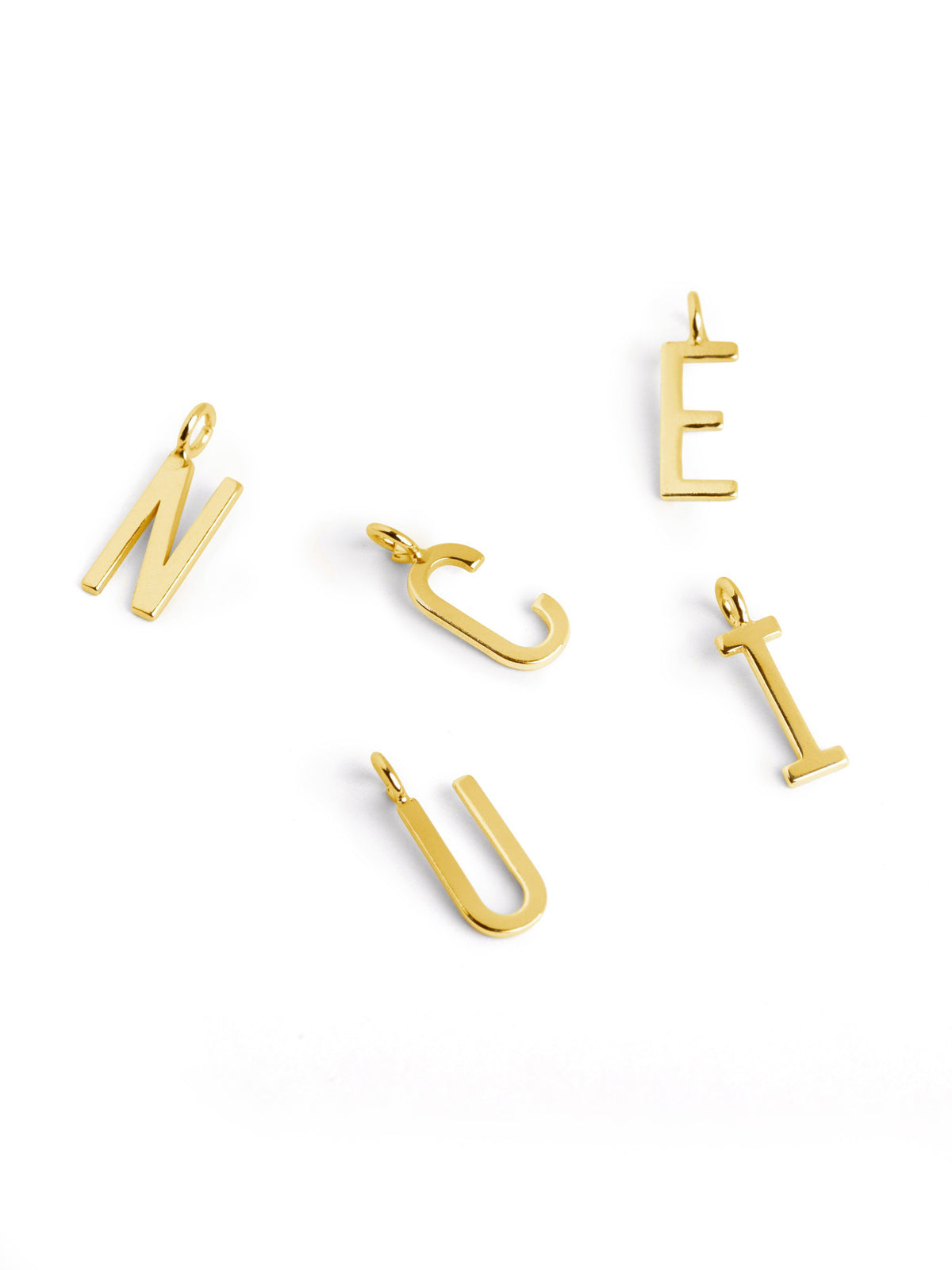 Iniziale Collana Personalizzata Letters & Argento Placcato Oro - vista 4
